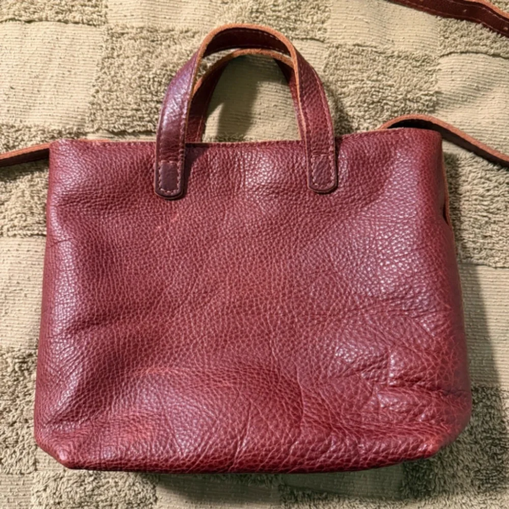 Portland Leather Goods Mini Crossbody with Zipper - Nutmeg *plus organizer* - Picture 3 of 7
